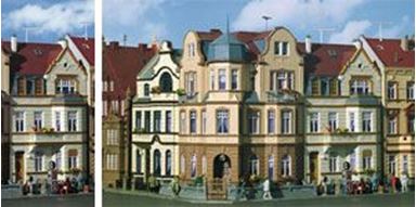 KIBRI 39101 — Дом с эркером в Бонне, 1:87