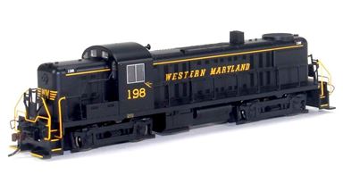 BACHMANN 64203 — Дизельный локомотив Alco RS-3, H0, III, Western Maryland #198, DCC