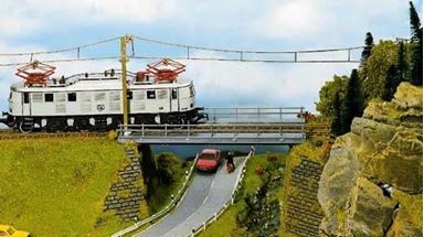 NOCH 21340 — Железнодорожный однопутный стальной мост, 1:87