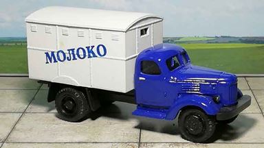 RUSAM-ZIL-164-41-708 — Автомобиль ЗИЛ 164 с будкой «МОЛОКО», 1:87, 1957—1964, СССР