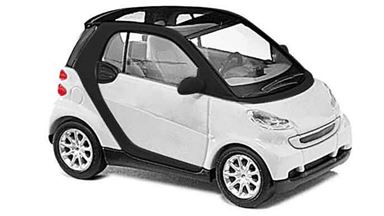 BUSCH 60202 — Автомобиль Smart® Fortwo (белый для сборки), 1:87, 2007