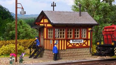 VOLLMER 45730 — Пост управления «Riedlingen», диспетчерский пункт, 1:87