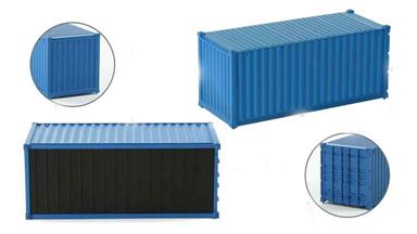CMOD CON08720 blue — 20 футовый контейнер (голубой), 1:87