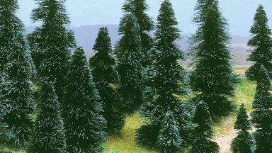 BUSCH 6503 — Ели (пихты) (10 деревьев ~30—75 мм), 1:100—1:220