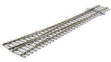 PECO SL-E1095 — Стрелка правая R=914 мм 12° ~219 мм (код 75 — 1,9 мм) шпалы бетон, H0