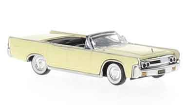 RICKO 38322 — Автомобиль кабриолет Lincoln® Continental (жёлтый), 1:87, 1963