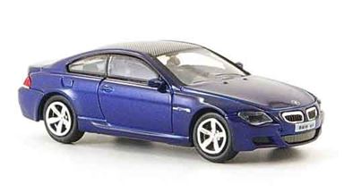 RICKO 38672 — Автомобиль BMW® M6 (синий), 1:87, 2006