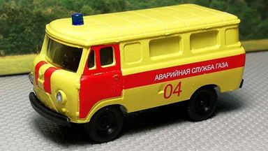 RUSAM-UAZ-452-42-424 — Автомобиль УАЗ-452 «Аварийная служба газа» «04» грузовой, 1:87, 1965, СССР