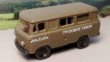 RUSAM-UAZ-452-51-111 — Внедорожник УАЗ-452 «Грузовое такси», 1:87, 1965, СССР