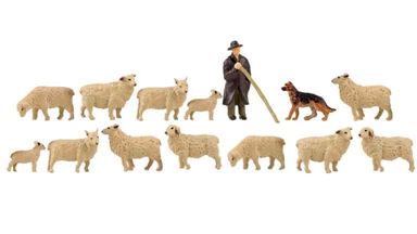 FALLER 151901 — Пастух, собака и овцы, 1:87