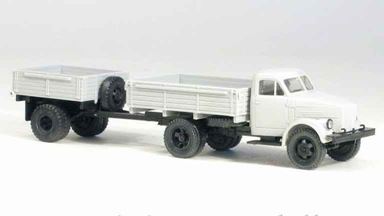 MINIATURMODELLE 033251 — Грузовой автомобиль ГАЗ-51 (борт) с бортовым прицепом 1АП, 1:87, 1946—1975, СССР