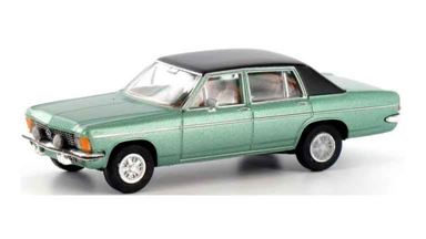 BREKINA 20721 — Автомобиль класса люкс Opel® Diplomat B (зелёный металлик), 1:87, 1969—1977
