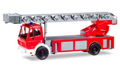 HERPA 094108 — Автомобиль пожарной службы Mercedes-Benz® SK Drehleiter, 1:87, 1988
