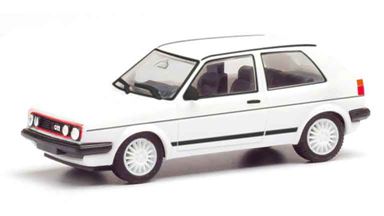 HERPA 420846 — Автомобиль Volkswagen® Golf II GTI со спортивными дисками (белый), 1:87