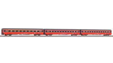 PIKO 58225 — Пассажирский состав (3 вагона Eurofima), H0, IV, ÖBB