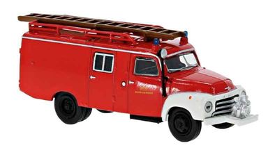 BREKINA 35403 — Автомобиль пожарной службы Opel® Blitz LF 8, 1:87, 1952, DB Bahnfeuerwehr