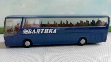 RUSAM-BUS-SETRA-S315-30 — Экскурсионный автобус SETRA S315 «БАЛТИКА» (зеркала и дворники), 1:87