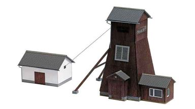 BUSCH 1476 — Угольная башня «Schlema» с электростанцией, 1:87
