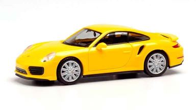 HERPA 350259 — Спортивный автомобиль Porsche® 911 Turbo (желтый), 1:87, 2016