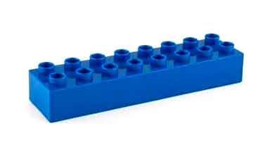CIDDI TOYS 10172-8 — Блок 2 × 8 синий (1 кирпичик)