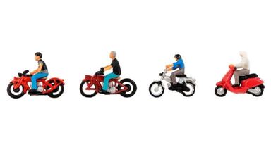 FALLER 151669 — Мотоциклисты (набор фигурок), 1:87, 1965–1990
