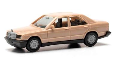 HERPA 012409-008 — Представительский автомобиль Mercedes-Benz® 190 E (бежевый для сборки ), 1:87