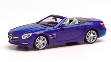 HERPA 034838-002 — Кабриолет Mercedes-Benz® SL—класса (синий металлик), 1:87