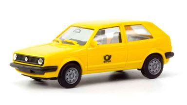 HERPA 094832 — Автомобиль почтовой службы Volkswagen® Golf II «Post», 1:87