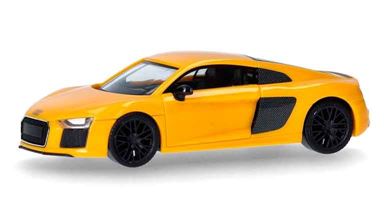 HERPA 028516-004 — Спорткар Audi® R8 V10 Plus (жёлтый Вегас), 1:87, 2007—2023