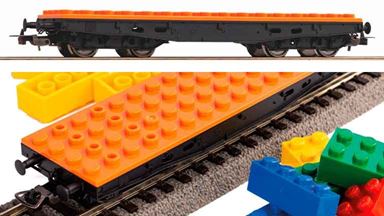 PIKO 58405 — Вагон-платформа (для блоков Lego®), H0