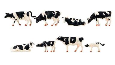 FALLER 151904 — Коровы черно-белые (8 фигурок), 1:87