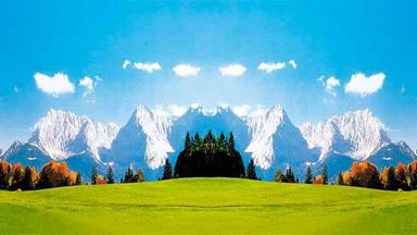 FALLER 180513 — Модельный фон «Карвендельские горы» (3200 × 970 мм), 1:72—1:200