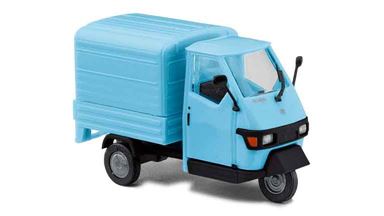 BUSCH 48440 — Трехколесный автомобиль Piaggio® Ape 50 (голубой), 1:87, 2006
