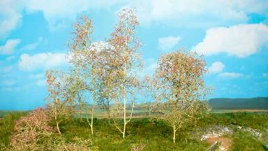 HEKI 1370 — Основа лиственных деревьев (35 шт., морские водоросли), 1:32—1:120, сделано в Германии