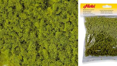 HEKI 3388 — Трава светло-зелёная (присыпка крупная ~200 мл), 1:35—1:250, сделано в Германии