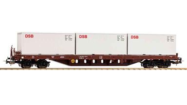 PIKO 24527 — Фитинговая платформа с 3 × 20" контейнерами «DSB», H0, V, DSB