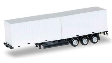 HERPA 076494-002 — Полуприцеп с 2 20-футовыми контейнерами, 1:87