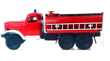 RUSAM-ZIL-157-60-223 — Автоцистерна пожарной службы на базе ЗИЛ 157 (лестница), 1:87, 1958—1991