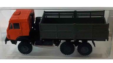 RUSAM-KABAZ-4310-21-350 — Автомобиль КабАЗ (оранж/серый высокий борт, спал), 1:87, 1979, СССР