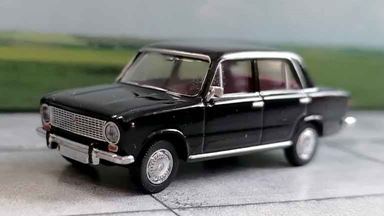 BUSCH 50110 — Автомобиль Lada® 1200 (ВАЗ 2101) чёрный, 1:87, 1970—1989, СССР