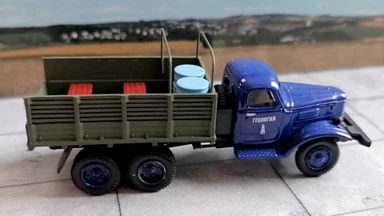 RUSAM-ZIL-157-20-702 — Автомобиль ЗИЛ 157 бортовой с бочкой «Геология», 1:87, 1958—1991, СССР