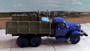RUSAM-ZIL-157-20-701 — Автомобиль ЗИЛ 157 бортовой с бочкой, 1:87, 1958—1991, СССР