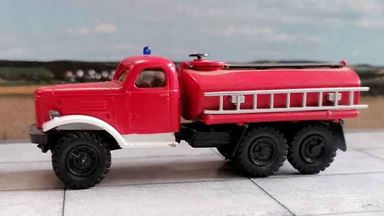 RUSAM-ZIL-157-60-223 — Автоцистерна пожарной службы на базе ЗиЛ 157 (лестница), 1:87, 1958—1991