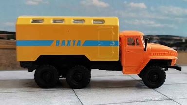 RUSAM-URAL-4320-54-341 — Автомобиль УРАЛ кунг «ВАХТА», 1:87, 1977, СССР