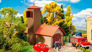 FALLER 131383 — Сельское пожарное депо, 1:87, 1946–1977