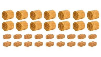 FALLER 181286 — 14 круглых и 18 квадратных тюков сена, 1:72—1:100