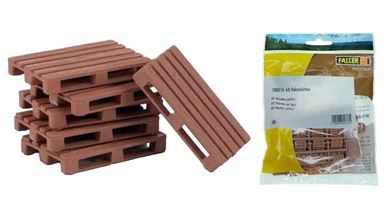 FALLER 180876 — 60 деревянных поддонов, 1:72—1:100