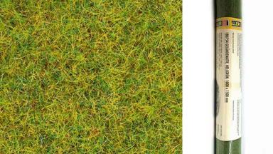 FALLER 180754 — Трава светло-зелёная (рулон 1000 × 1500 мм ≈ 1,5 м², флок), 1:35—1:250