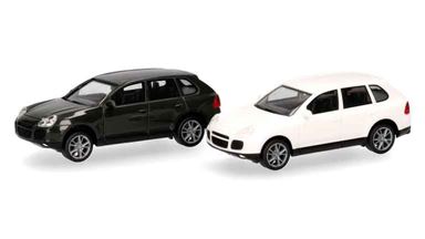 HERPA 012836-002 — Автомобили Porsche® Cayenne Turbo (2 шт. для сборки), 1:87, 2002—2010