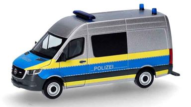 HERPA 098304 — Микроавтобус Mercedes-Benz® Sprinter с высокой крышей «Polizei», 1:87, ФРГ (Шлезвиг-Гольштейн)